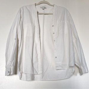🍒3/$25 Anne Klein white button up